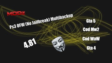 Ps3 Non-Jailbreak Multi-Backup 4.81