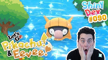 EPIC SHINY SHELLDER in POKEMON LETS GO PIKACHU AND EEVEE!