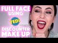 Das SCHLIMMSTE MAKEUP auf MEINEM KANAL 🤯 | Full Face Using TEDI 1€ Makeup | Hatice Schmidt
