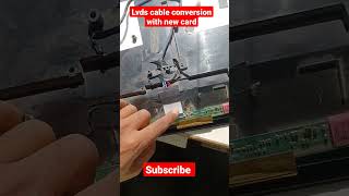 lvds cable conversion with new board