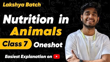 Nutrition in Animals Full Chapter Class 7 Science Chapter 2 Oneshot
