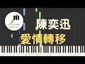 陳奕迅 Eason Chan 愛情轉移 鋼琴教學 Synthesia 琴譜
