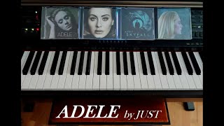Easy on me - ADELE piano COVER by JUST