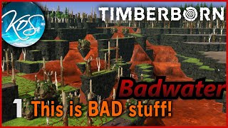 Timberborn BADWATER! 1 - AN ACTUAL BADWATER START - UPDATE 5 NEW MECHANICS! Let's Play, Guide