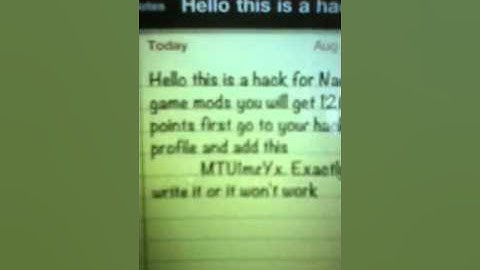 Nadis lai point hack 1200