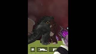 Godzilla in sandbox #godzilla #kaiju #kong #sandbox #garrysmod #playground 