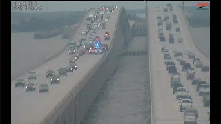 Accident on I-10 along Twin Span