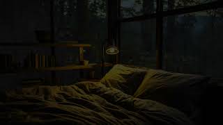 Raining at night for rest your tired mind and sleep well | relaxing rain sound for relax, deep sleep