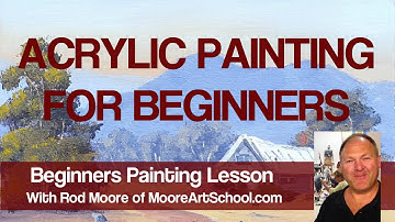 Acrylic Painting For Beginners #MooreMethod