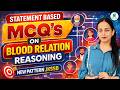 Statement Based MCQs on Blood Relation Reasoning | JKSSB New Pattern || by Binny Ma’am