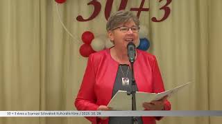 30 + 3 éves a Szarvasi Szlovákok Kultúrális Köre / 2023. 10. 28.