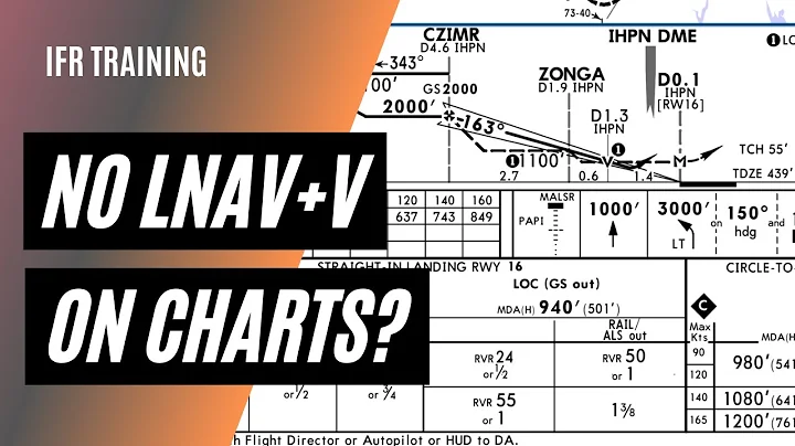 Here's Why LNAV+V Isn't on Your Approach Plate | Advisory Glidepath | GPS Acronyms