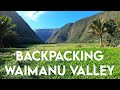 Backpacking Waimanu Valley in Hawaii