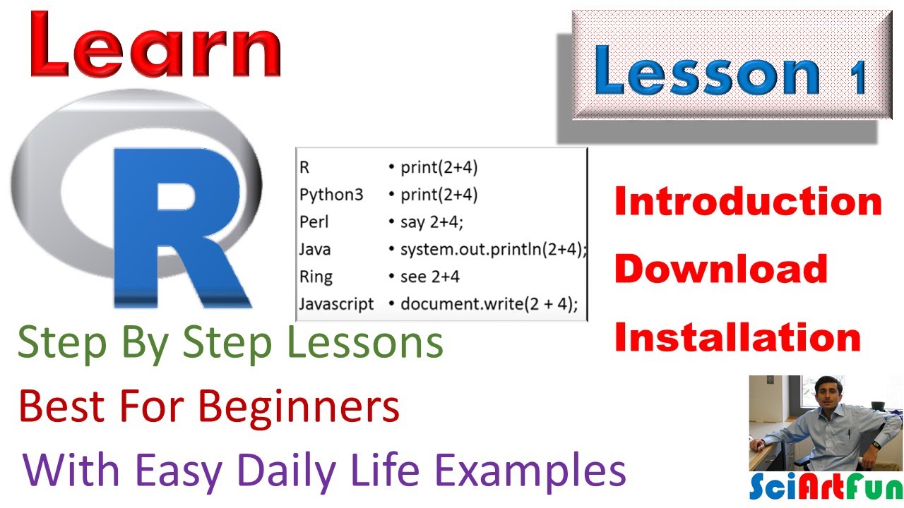 Learn R | Introduction, Download and Installation || Lesson One - YouTube