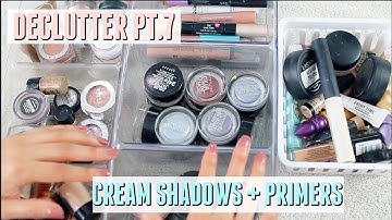 Makeup Collection Declutter: Cream Eyeshadows + Primers