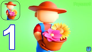 Plant Tycoon - Gameplay Walkthrough Part 1 Tutorial Planting Flowers (iOS,Android) screenshot 5