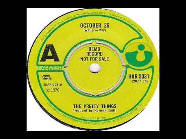 Pretty Things - October 26