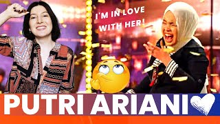 PUTRI ARIANI receives the GOLDEN BUZZER | Auditions | AGT 2023 | Reaction @putriarianiofficial