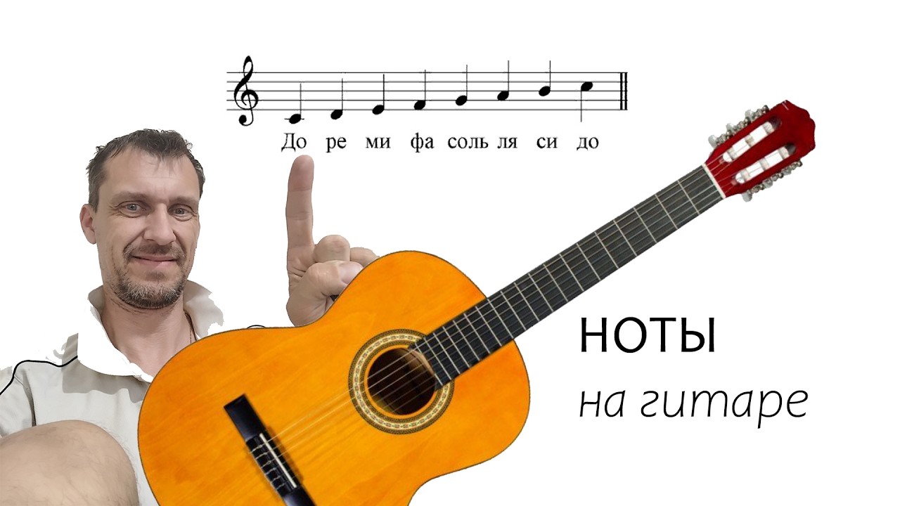 до ре ми фа соль ля си на гитаре. как играть чистые ноты на гитаре без усилий