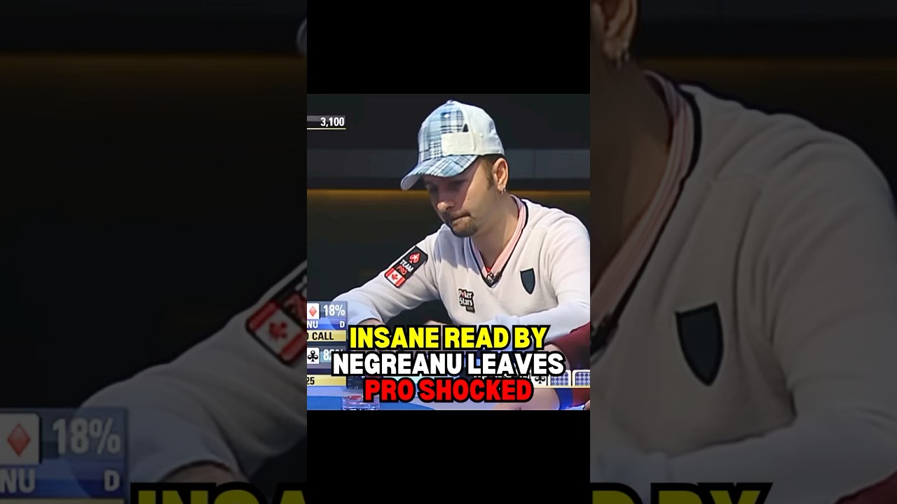 INSANE READ BY NEGREANU LEAVES PRO SHOCKED