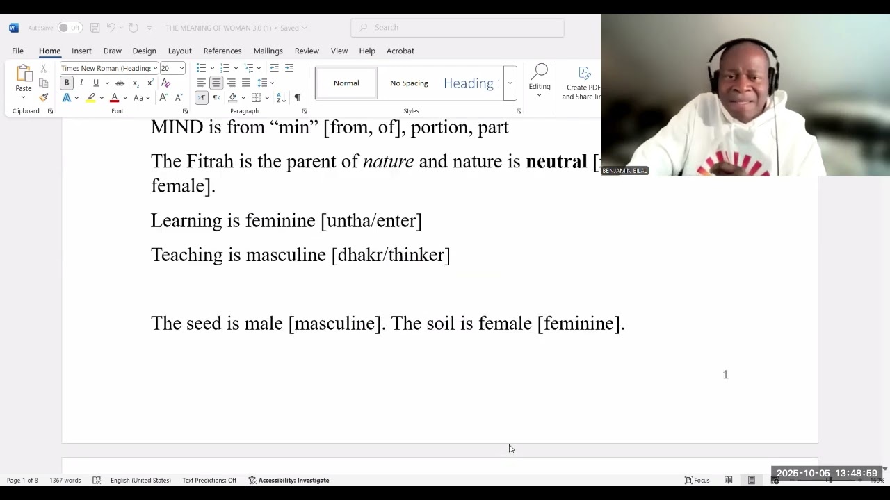 THE MEANING OF "WOMAN" 3.0