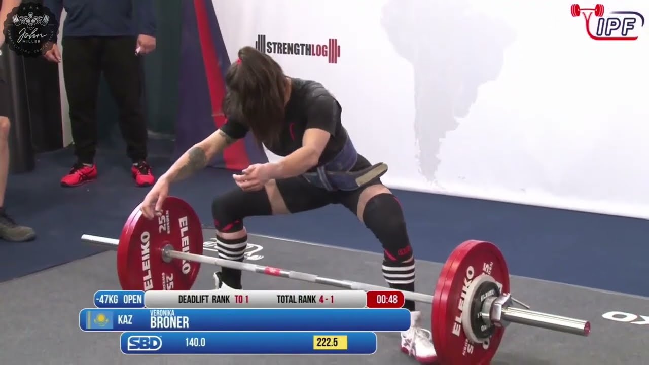 Veronika Broner - 3rd Place 372.5kg Total - 47kg Class 2021 IPF World Women's Classic