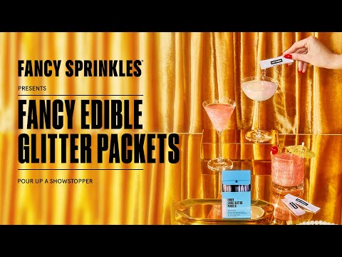 Fancy Sprinkles Edible Glitter, 100% Edible Glitter for Sparkling