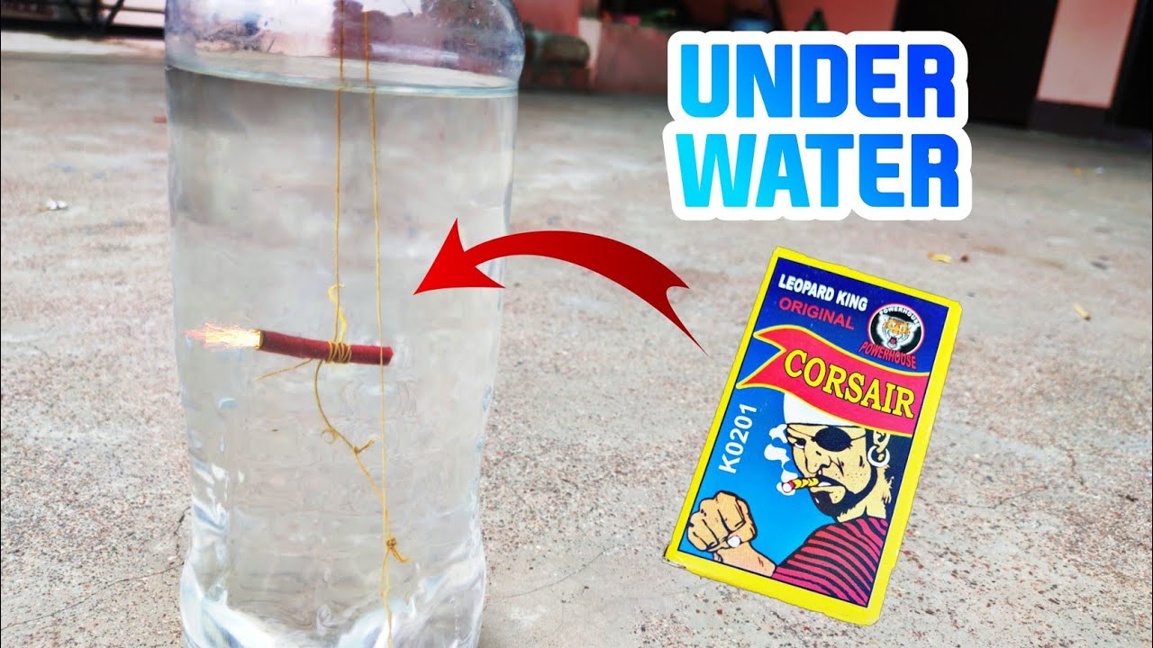 Matches bomb, Bidhi bomb testing underwater Underwater experiment