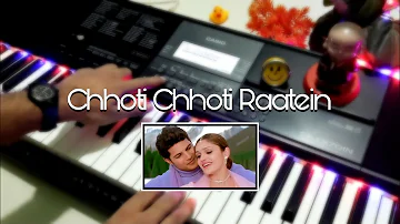 Chhoti Chhoti Raatein Lambi Ho Jaati Hai | Instrumental Cover With Karaoke | Tum Bin | Piano Cover