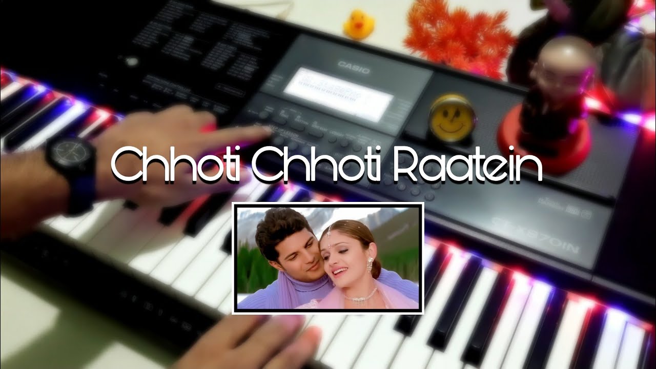Chhoti Chhoti Raatein Lambi Ho Jaati Hai | Instrumental Cover With Karaoke | Tum Bin | Piano Cover