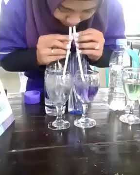 Test Keadaktifan air Alkali Izaura vs Milagros