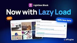 Lightbox Block – Now with Lazy Load | 96% Faster Galleries screenshot 1