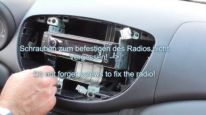 Hyundai i10 Radio fascia removal, contains me swearing - sorry - YouTube