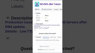 AWS DevOps Jira Ticket | DNS Still Resolving Old Server