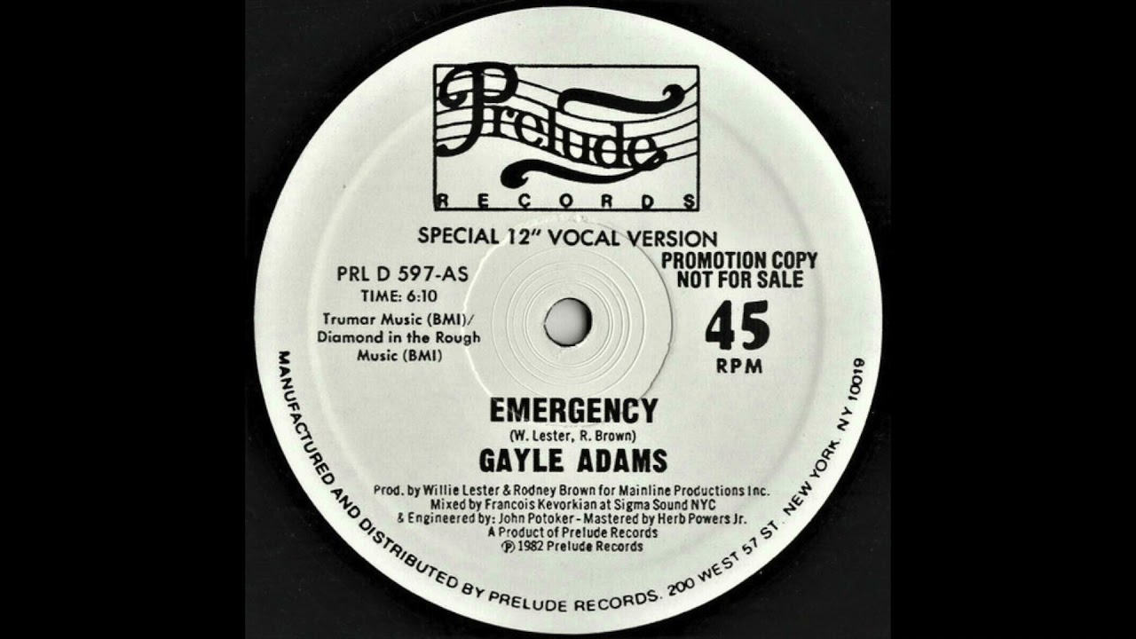 Gayle Adams - Emergency