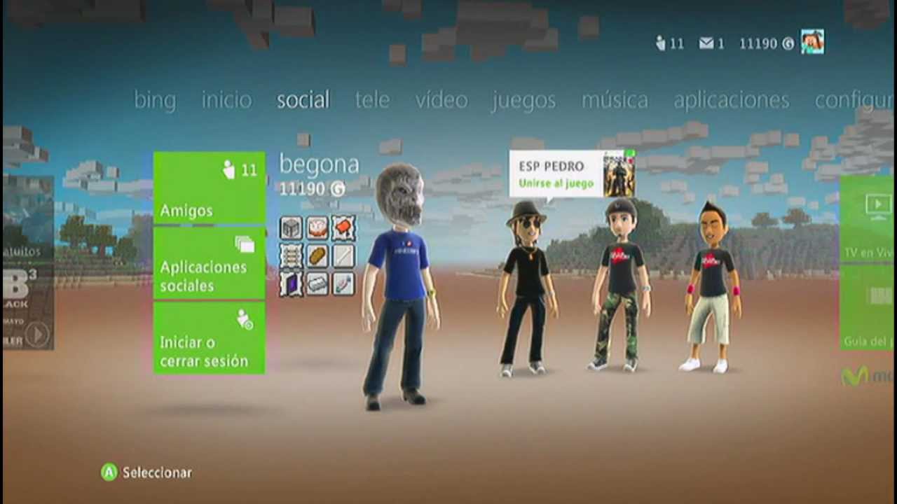 MineCraft Xbox360 - Desbloquear Tema gratis - YouTube