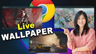 How to Set Live Wallpapers on Chrome Tabs Using WallHub! (Easy & Free) screenshot 4