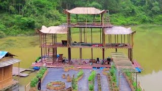 The collection is coming! Top off my three-storey floating bamboo building