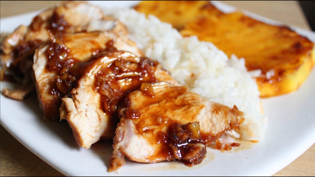 Pollo Teriyaki con Piña Asada | El de las trufas