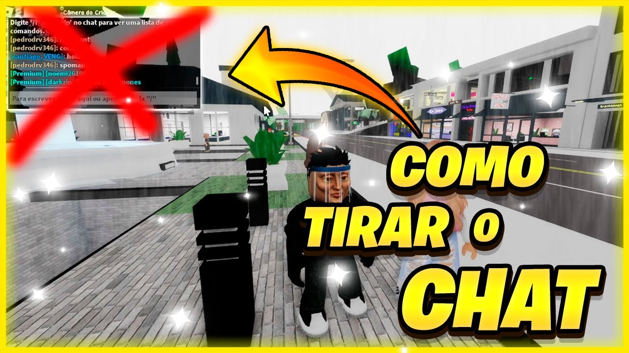 Como TIRAR o chat do ROBLOX em menos de 2 minutos - YouTube