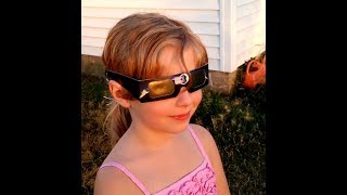 Best Solar Eclipse Glasses for Kids and Over Rx Glasses! Review: Paper vs Plastic (Wrap Around) screenshot 4
