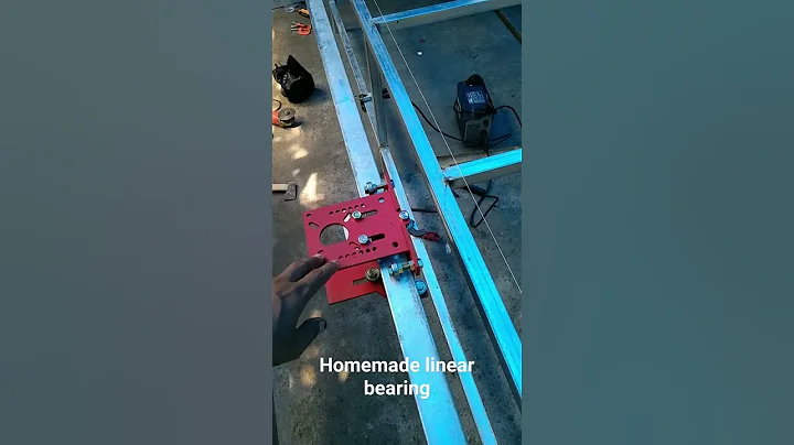 Homemade linear bearing | cnc machine #cncrouter #diy #cncmachine #woodworking #cnc #kayu #homemade