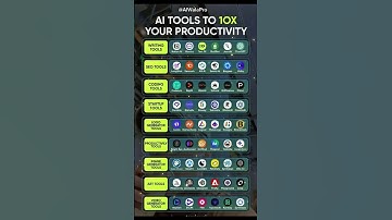 AI Tools to 10X Productivity 🚀 | Best Writing, Coding, Video & More #aitools