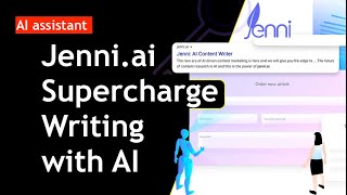 How to use Jenni.ai - Supercharge Writing with AI | Jenni AI - based Writing bot screenshot 2