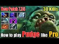 New patch 736 the butcher carries pudge with a insane 30 kill game dota 2 u4k