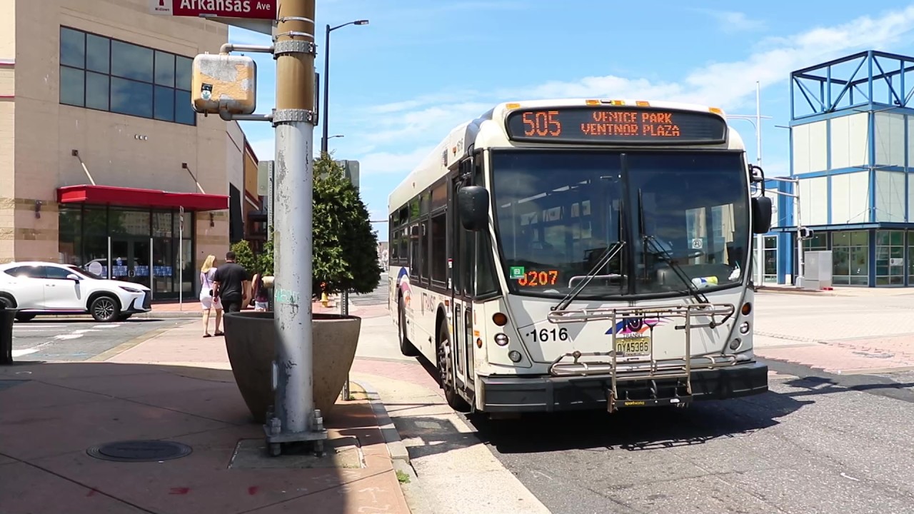 New Jersey Transit 2012 NABI 31-LFW 1616 On The 505 @ Atlantic