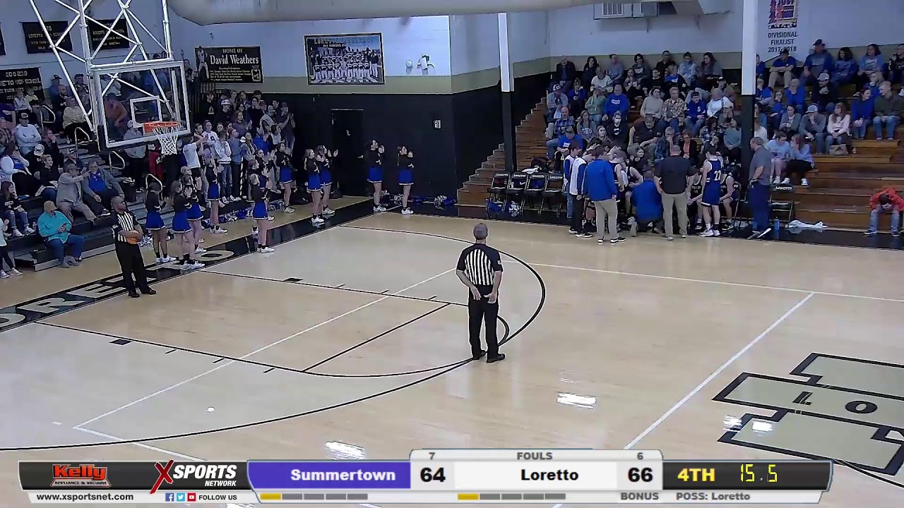 Loretto High School vs Summertown High School - Men's Basketball - 1_10_2023