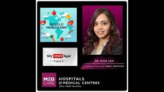 Dr. Doaa Zaki GP Family Medicine Medcare Hospitals on Skynews Arabia FM screenshot 3