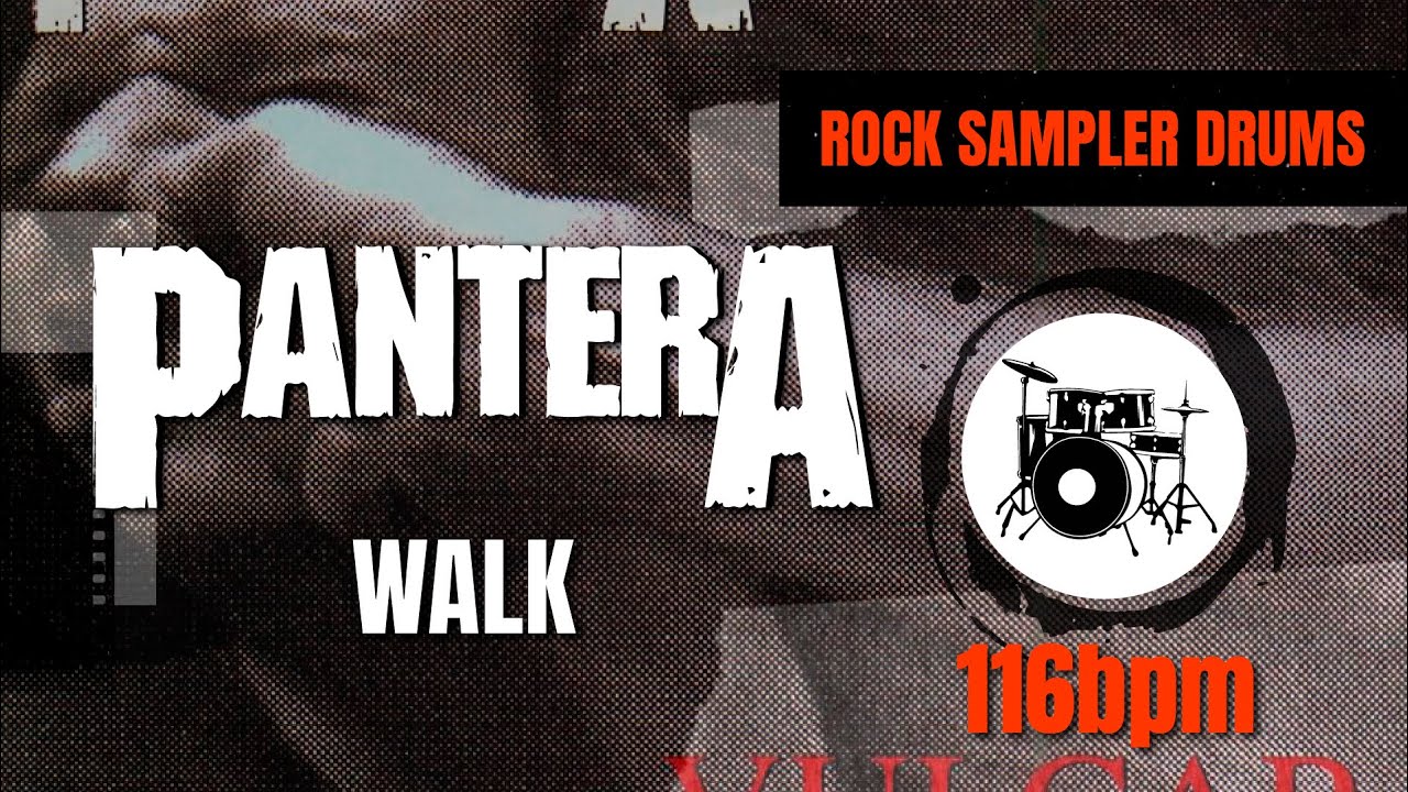 Pantera - Walk (DRUM TRACK) 🥁 