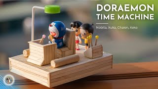 How to Make Miniature Doraemon Time Machine From Popsicle Stick | DIY Gadget